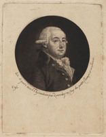 TvB G 6057
<br/>
Portret van een onbekende man met pruik (driekwart naar rechts)
<br/>
<em>Zueneday, (XVIII)</em>
